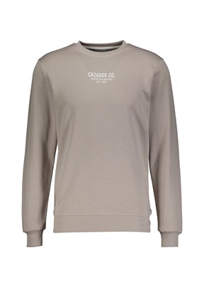 Cazador Gri Erkek 3 İplik Sweatshirt