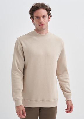 Cazador Bej Erkek 3 İplik Sweatshirt