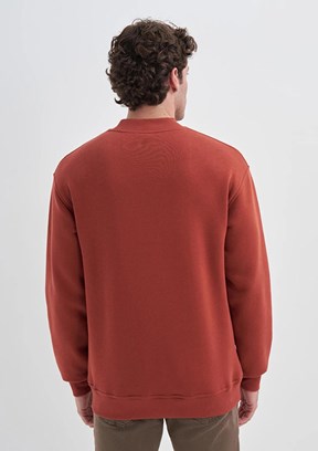 CAZADOR CAZ 5249 - 24KCEEO05249 Erkek Turuncu 3 İplik Sweatshirt