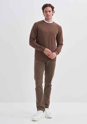 CAZADOR Kahverengi Erkek 3 İplik Sweatshirt