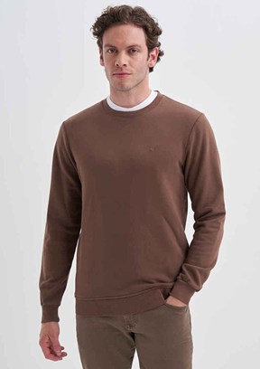 CAZADOR Kahverengi Erkek 3 İplik Sweatshirt