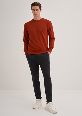 Cazador Kahverengi Erkek 3 İplik Sweatshirt