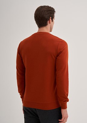 CAZADOR CAZ 5610 - 24KCEEO05610 Erkek Kahverengi 3 İplik Sweatshirt