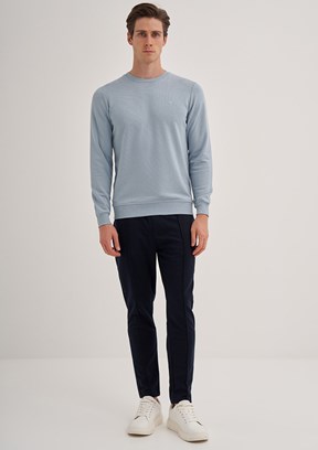Cazador Beyaz Erkek 3 İplik Sweatshirt