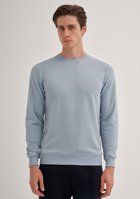 Cazador Beyaz Erkek 3 İplik Sweatshirt