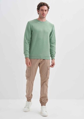 CAZADOR Yeşil Erkek 3 İplik Sweatshirt