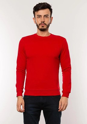 CAZADOR Kırmızı Erkek 3 İplik Sweatshirt