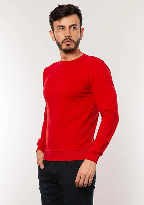 CAZADOR Kırmızı Erkek 3 İplik Sweatshirt