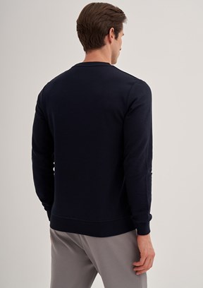 Cazador Lacivert Erkek 3 İplik Sweatshirt