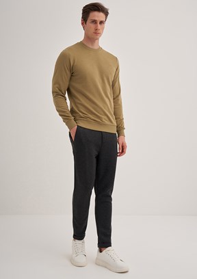 Cazador Yeşil Zeytin Erkek 3 İplik Sweatshirt