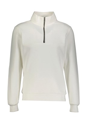 CAZADOR CAZ 5618 - 24KCEEO05618 Erkek Beyaz 3 İplik Sweatshirt