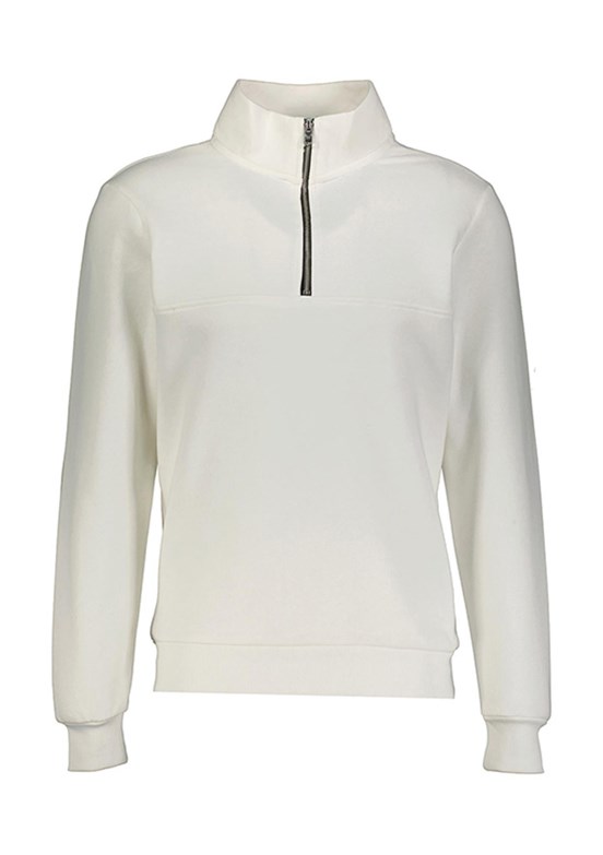 CAZADOR CAZ 5618 - 24KCEEO05618 Erkek Beyaz 3 İplik Sweatshirt