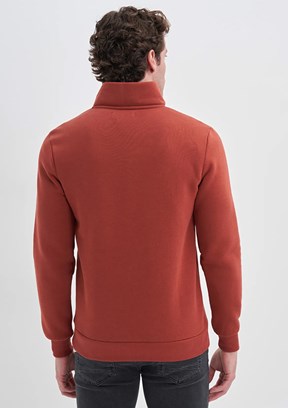 Cazador Turuncu Erkek 3 İplik Sweatshirt