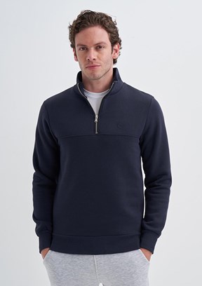 CAZADOR CAZ 5618 - 24KCEEO05618 Erkek Lacivert 3 İplik Sweatshirt