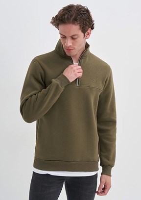 Cazador Yeşil Erkek 3 İplik Sweatshirt