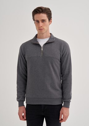 CAZADOR CAZ 5623 - 24KCEEO05623 Erkek Antrasit Slim Sweatshirt