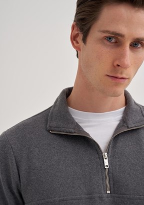CAZADOR CAZ 5623 - 24KCEEO05623 Erkek Antrasit Slim Sweatshirt
