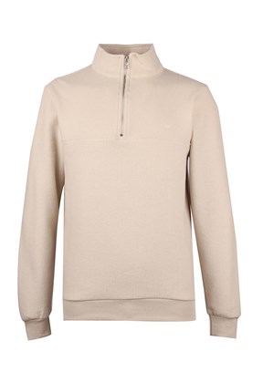 Cazador Beyaz Erkek Slim Sweatshirt