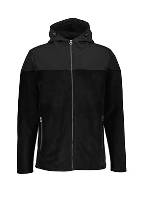 CAZADOR Siyah Erkek Polar Sweatshirt