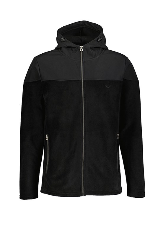 CAZADOR Siyah Erkek Polar Sweatshirt