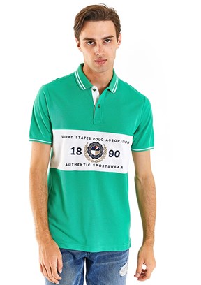 U.S. Polo Assn Yeşil Erkek Regular T-Shirt