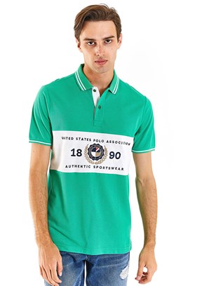 U.S. Polo Assn Yeşil Erkek Regular T-Shirt