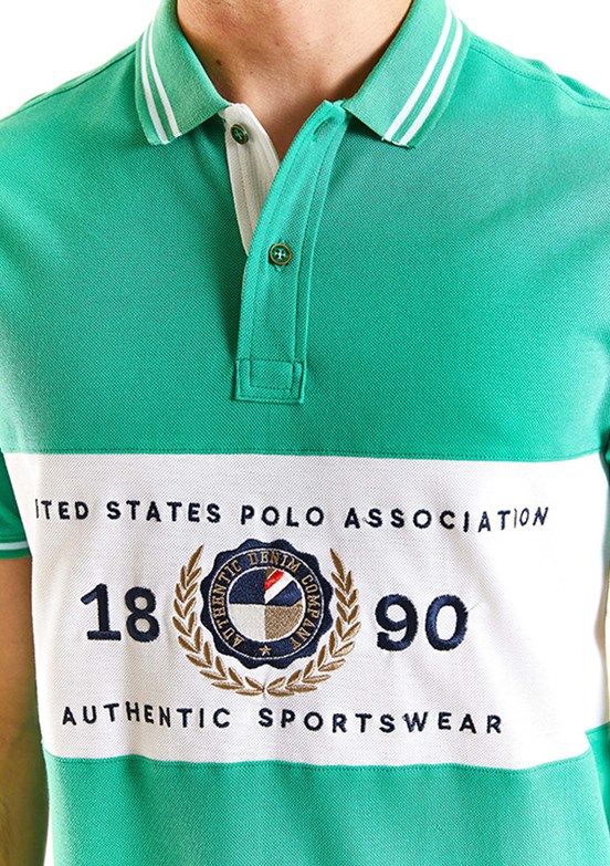 U.S. Polo Assn Yeşil Erkek Regular T-Shirt