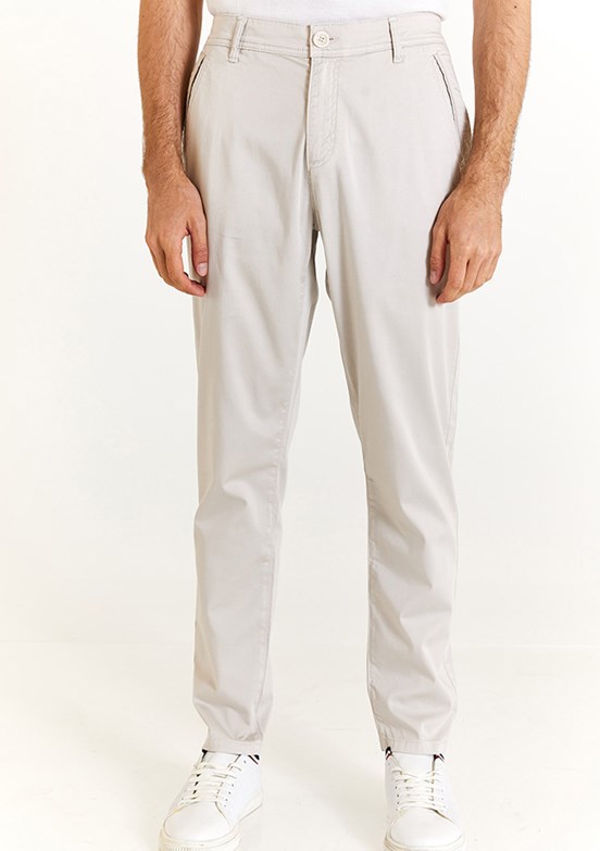 U.S. Polo Assn Gri Erkek Chino Pantolon