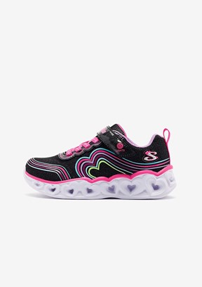 Skechers Siyah Kız Çocuk Heart Lights - Retro Hearts Casual Ayakkabı