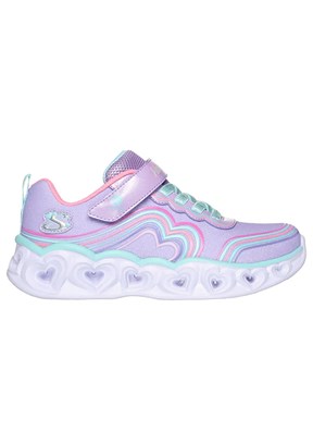 Skechers Mor Kız Çocuk Heart Lights - Retro Hearts Casual Ayakkabı