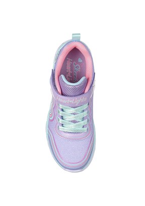 Skechers Mor Kız Çocuk Heart Lights - Retro Hearts Casual Ayakkabı