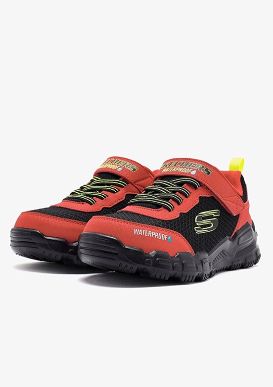 Skechers Siyah/Kırmızı Erkek Çocuk Outdoor Ayakkabı