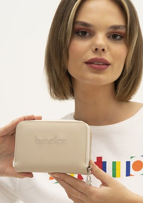 BENETTON Bej Kadın Cüzdan