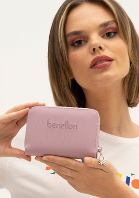 BENETTON Mor Kadın Cüzdan