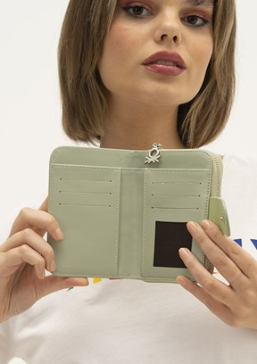 BENETTON Yeşil Kadın Cüzdan