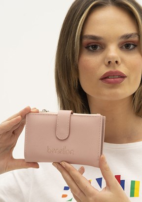 BENETTON Pembe Kadın Cüzdan