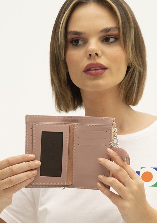 BENETTON Pembe Kadın Cüzdan