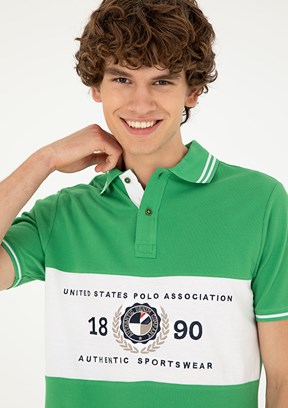U.S. Polo Assn Yeşil Erkek Regular T-Shirt