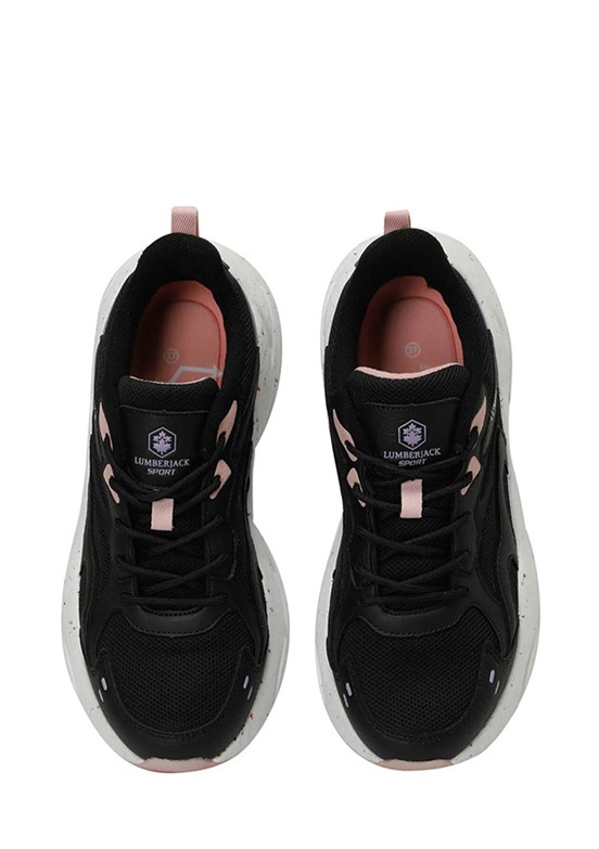 LUMBERJACK Siyah Kadın Sneaker Ayakkabı