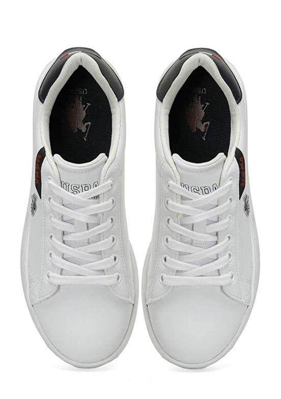US POLO ASSN - 4F COSTA WMN 4PR  Kadın Beyaz Sneaker Ayakkabı