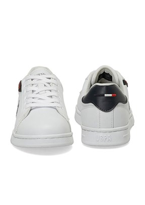 US POLO ASSN - 4F COSTA WMN 4PR  Kadın Beyaz Sneaker Ayakkabı