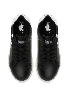 US POLO ASSN - 4F COSTA WMN 4PR  Kadın Siyah Sneaker Ayakkabı