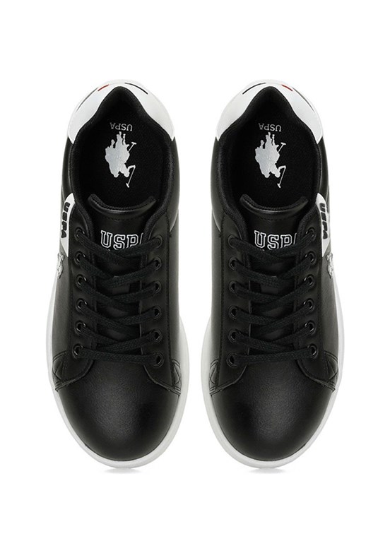 US POLO ASSN - 4F COSTA WMN 4PR  Kadın Siyah Sneaker Ayakkabı