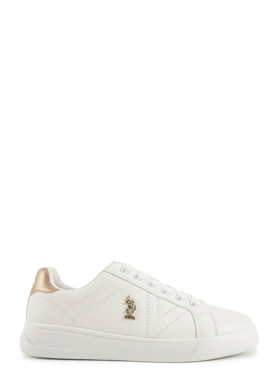 US POLO ASSN Beyaz Kadın Sneaker Ayakkabı