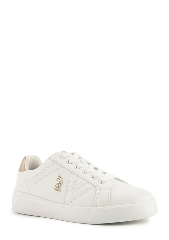 US POLO ASSN Beyaz Kadın Sneaker Ayakkabı