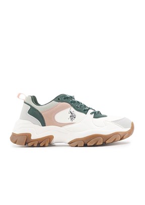 US POLO ASSN 4F TRACKY 4PR Beyaz Kadın Sneaker Ayakkabı