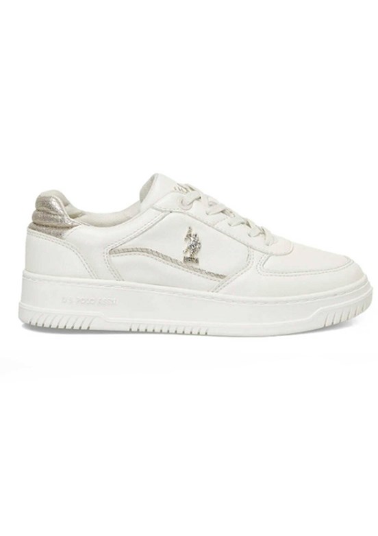 US POLO ASSN - 4F GRACE 4PR Kadın Gri Sneaker Ayakkabı