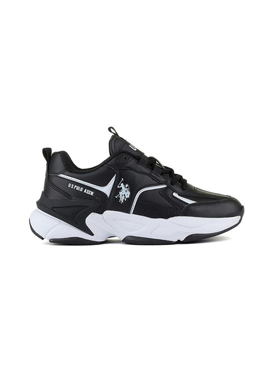 US POLO ASSN  Siyah Kadın Sneaker Ayakkabı