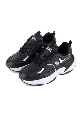 US POLO ASSN  Siyah Kadın Sneaker Ayakkabı