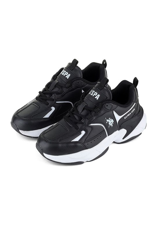 US POLO ASSN  Siyah Kadın Sneaker Ayakkabı